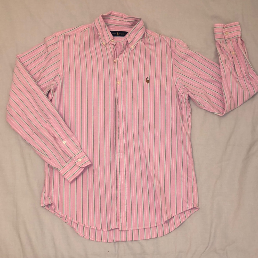 Ralph Lauren Polo Men’s Striped Button Down Shirt